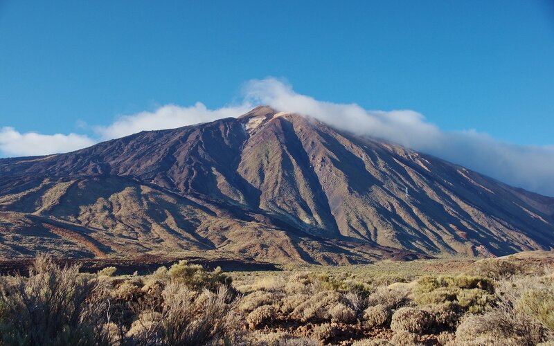 Mount Teide with clouds