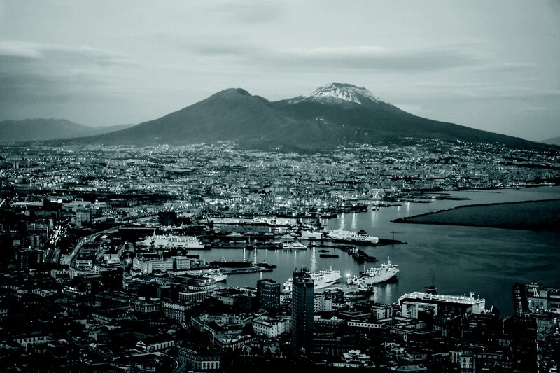 Mount Vesuvius and Naples