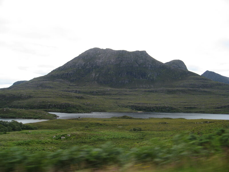 Mountain and Lake Landscape — Green, Serene