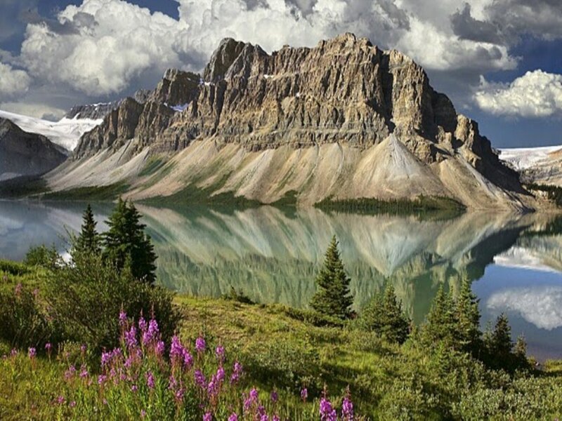 Mountain and Lake Reflection