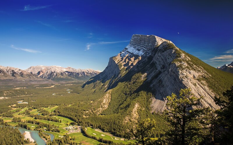 Mountain and Valley Landscape