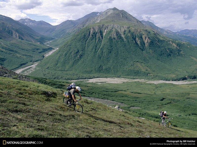 Mountain biking in Alaska