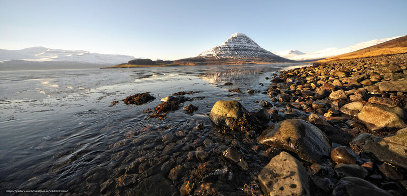 Mountain by the sea