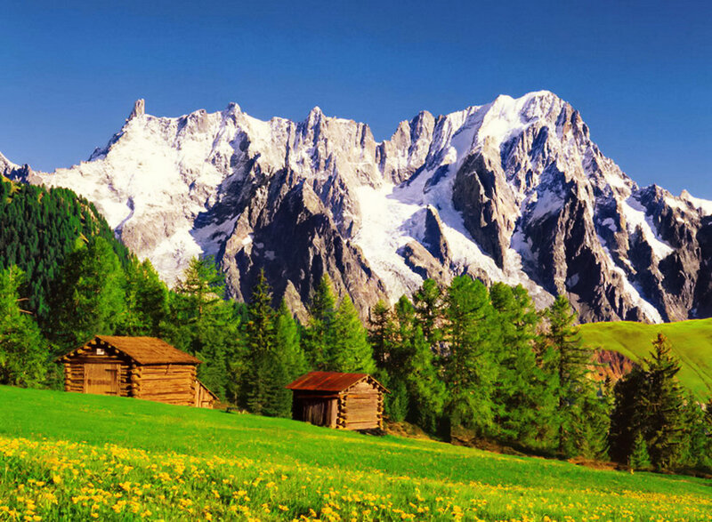 Mountain Cabins in Meadow
