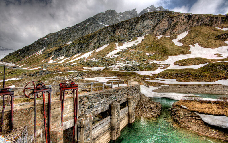 Mountain Dam Structure