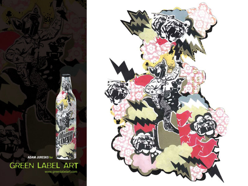 Mountain Dew bottle art