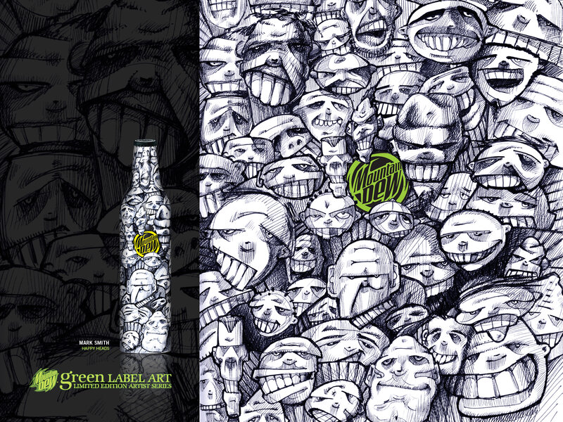 Mountain Dew Bottle — Black