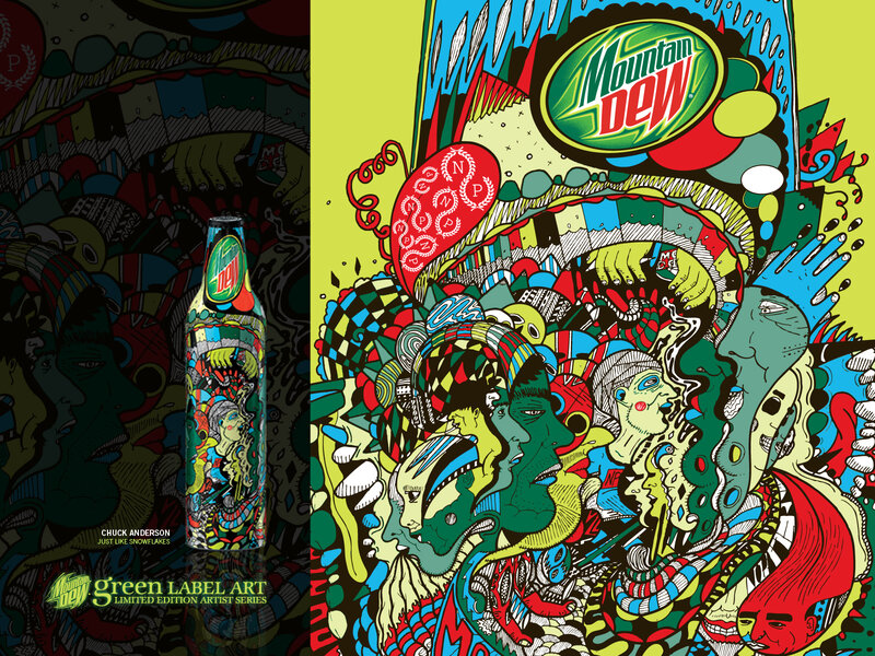 Mountain Dew Bottle — Green