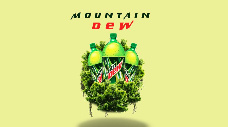 Mountain Dew Bottles — Green
