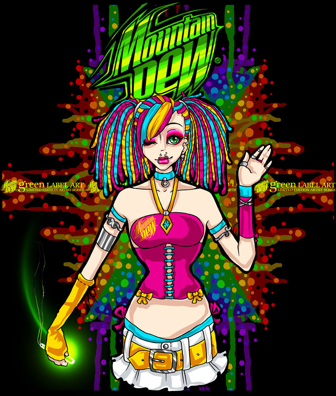Mountain Dew character art