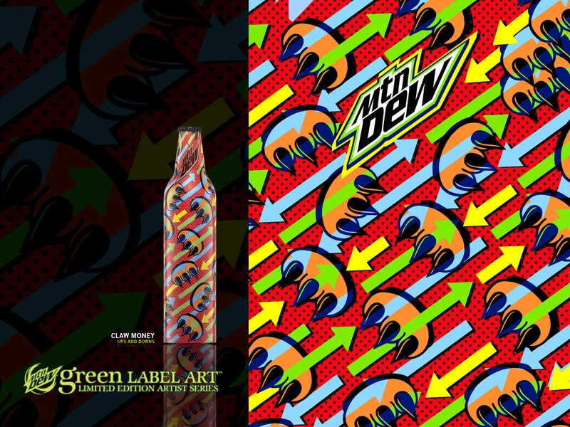 Mountain Dew Claw Money design