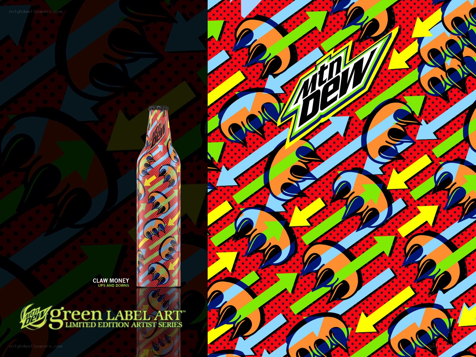 Mountain Dew Claw Money design