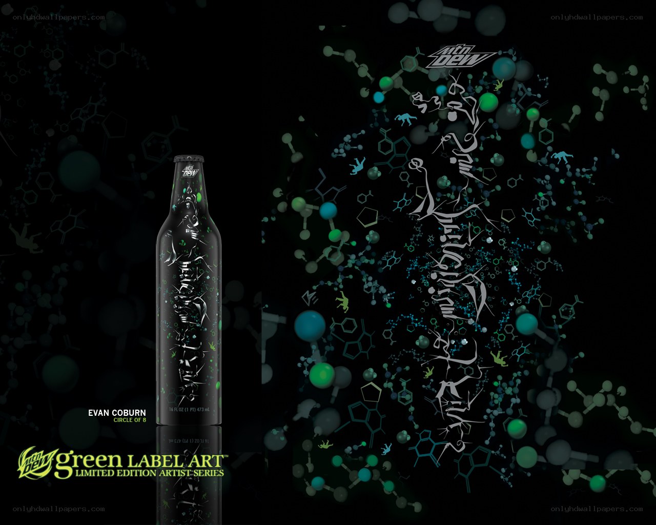 Mountain Dew Green Label Art