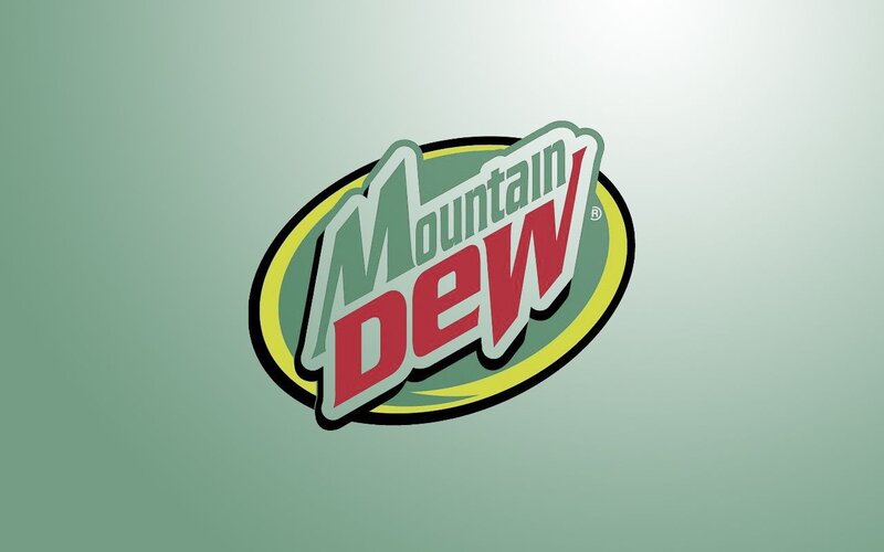 Mountain Dew Logo — Green, Clean