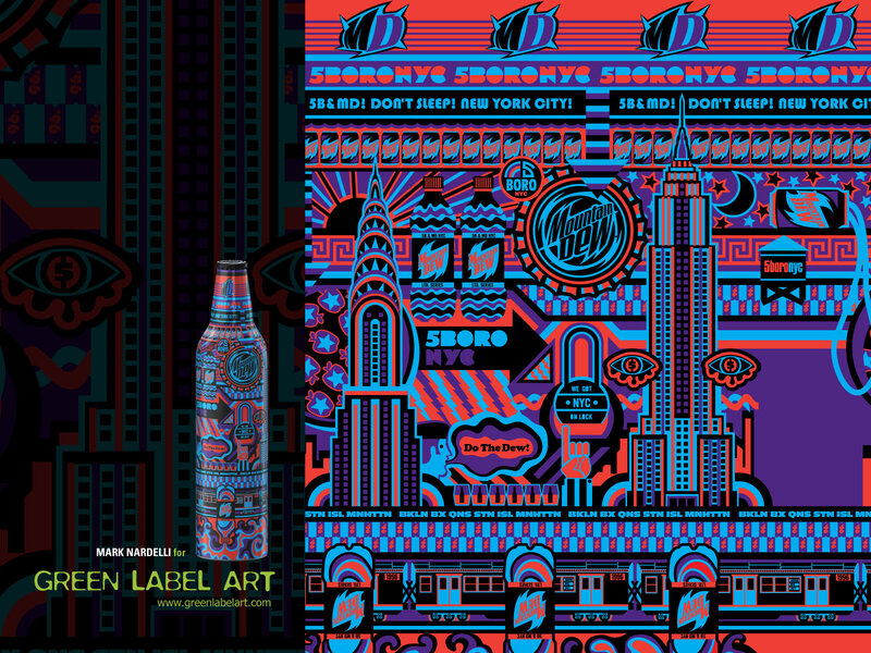 Mountain Dew NYC design