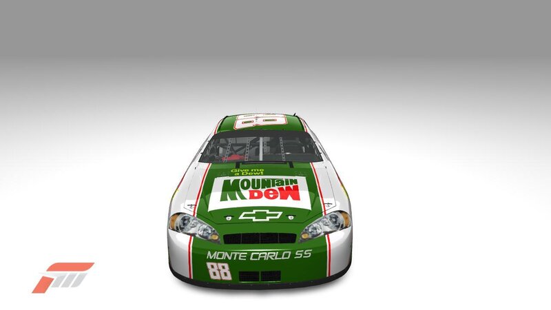 Mountain Dew race car