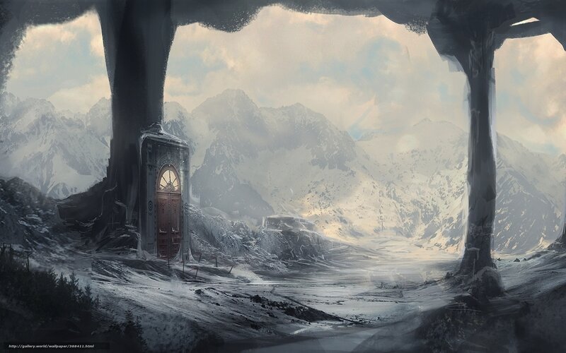 Mountain door portal
