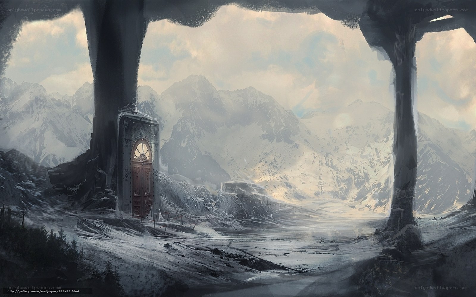 Mountain door portal