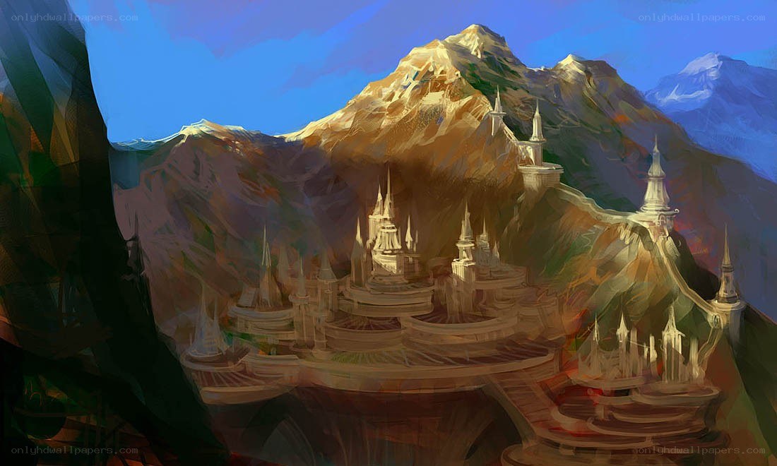 mountain fortress city