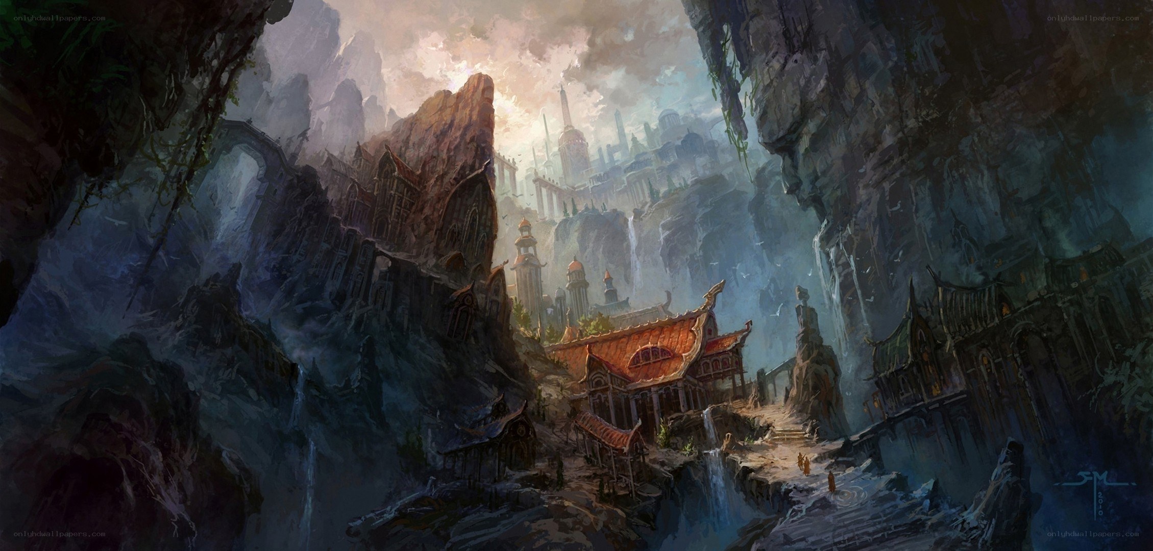 mountain fortress city