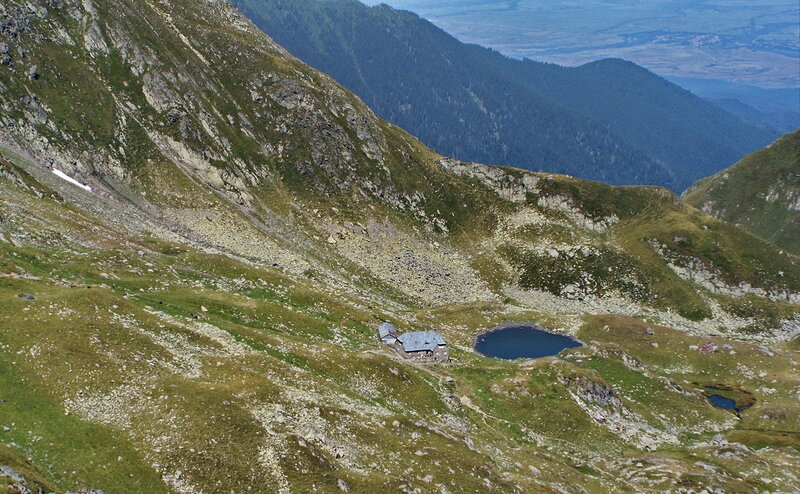 Mountain Hut and Lake
