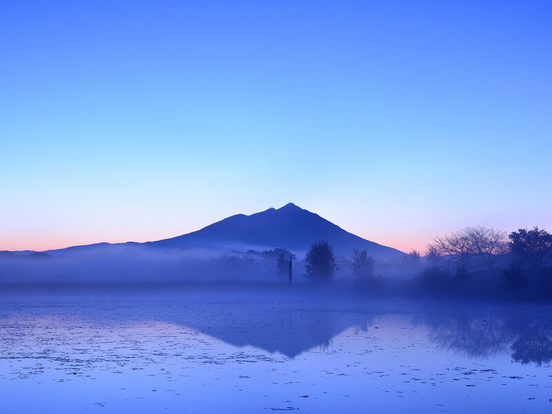 Mountain in Morning Mist