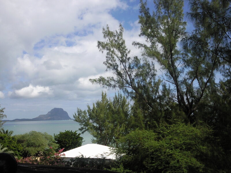 Mountain Island in Ocean