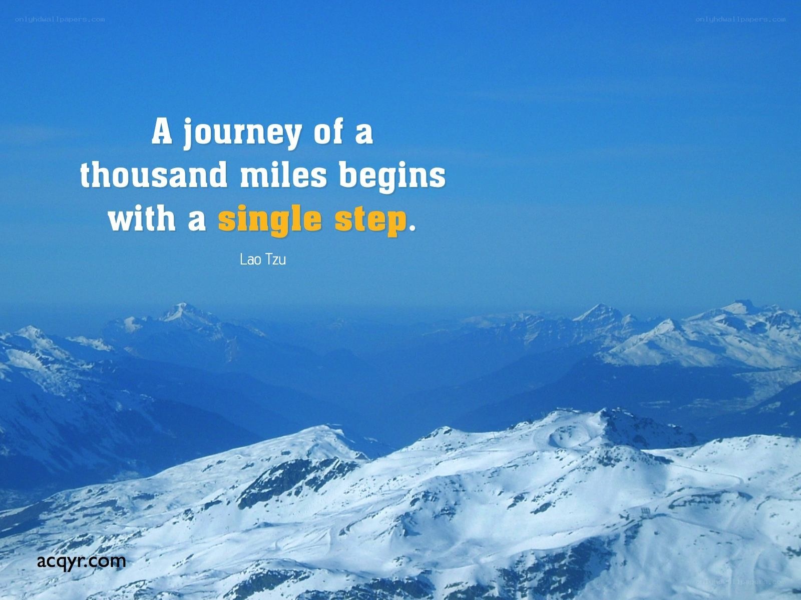 mountain journey quote