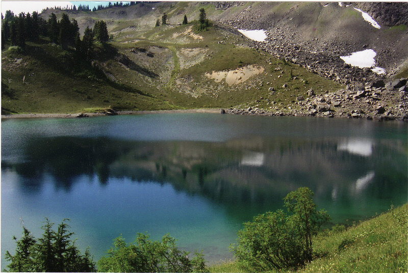 Mountain Lake and Hills
