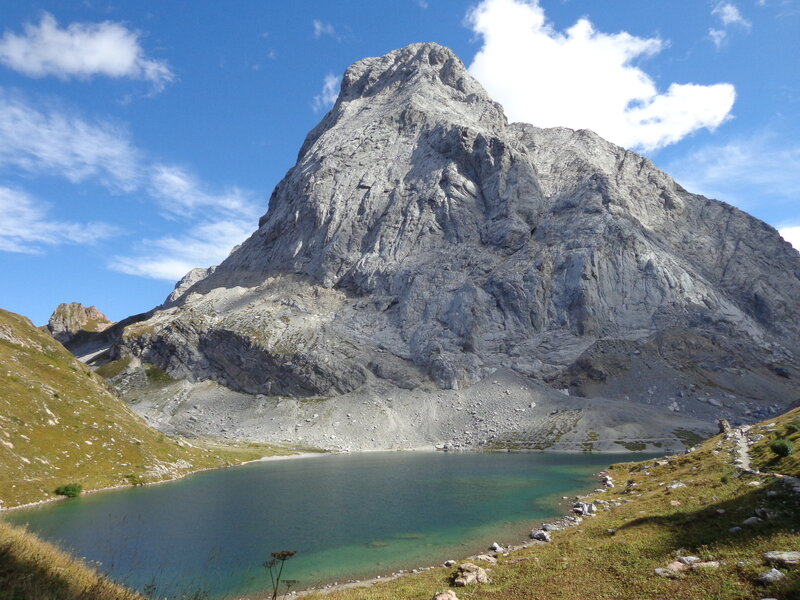 Mountain Lake and Peak
