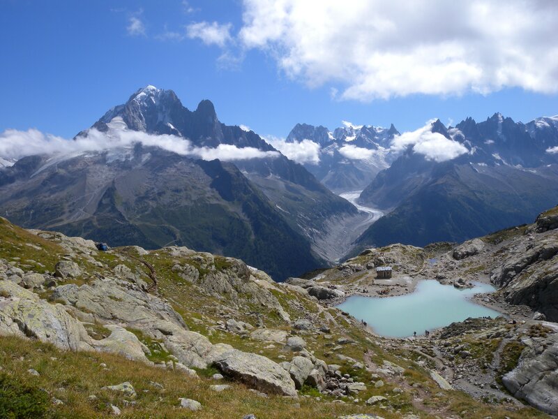 Mountain Lake and Peaks