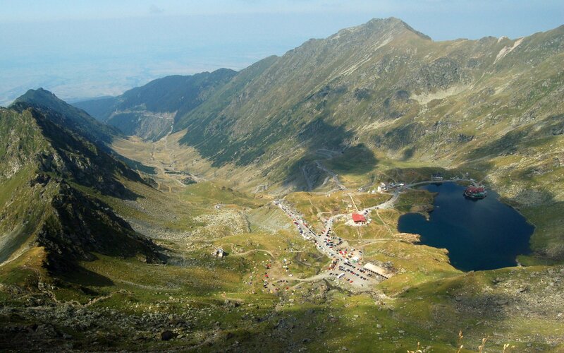 Mountain Lake and Valley