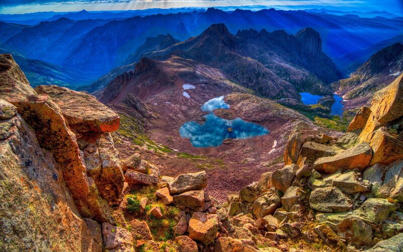Mountain Lake Basin — Blue