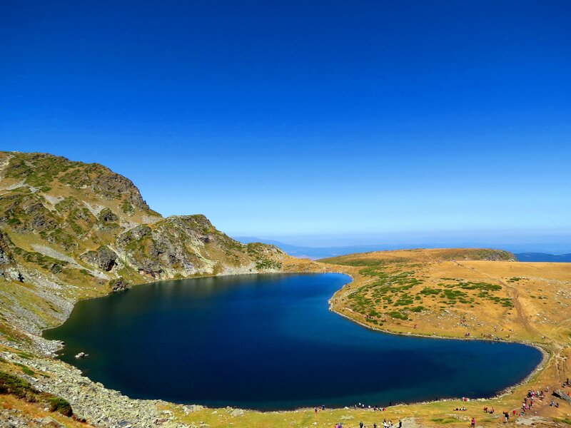 Mountain Lake in Alpine Region — Blue