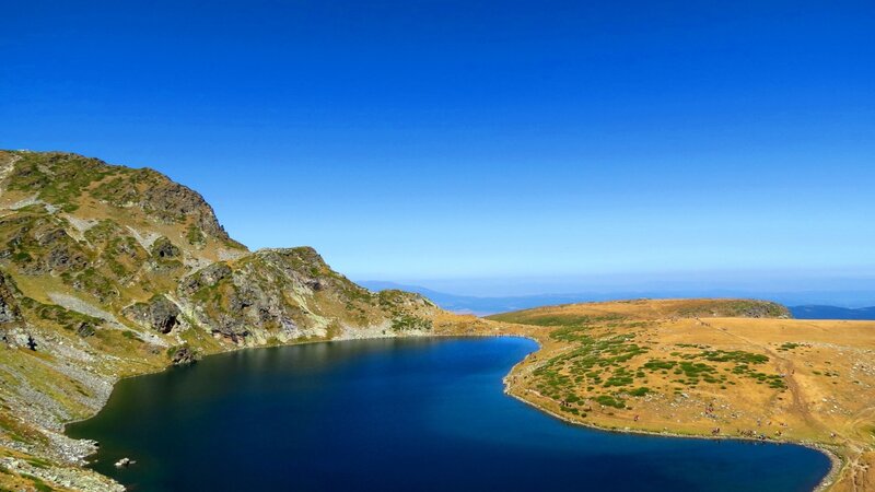 Mountain Lake in Alpine Region