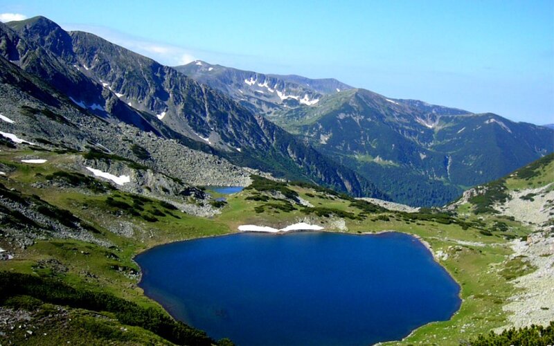 Mountain Lake in Alpine Terrain