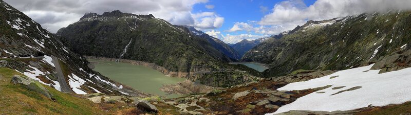 Mountain Lake in Valley — Green, Serene, Spring