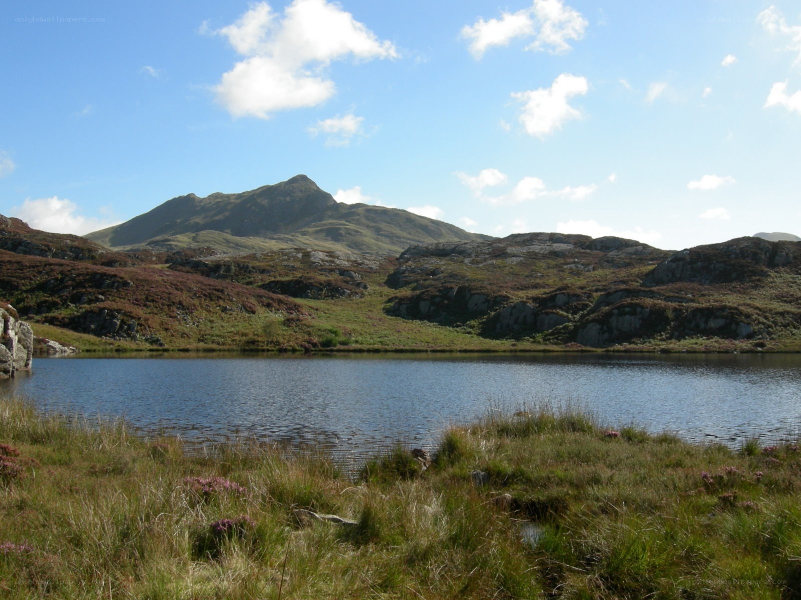 mountain lake landscape