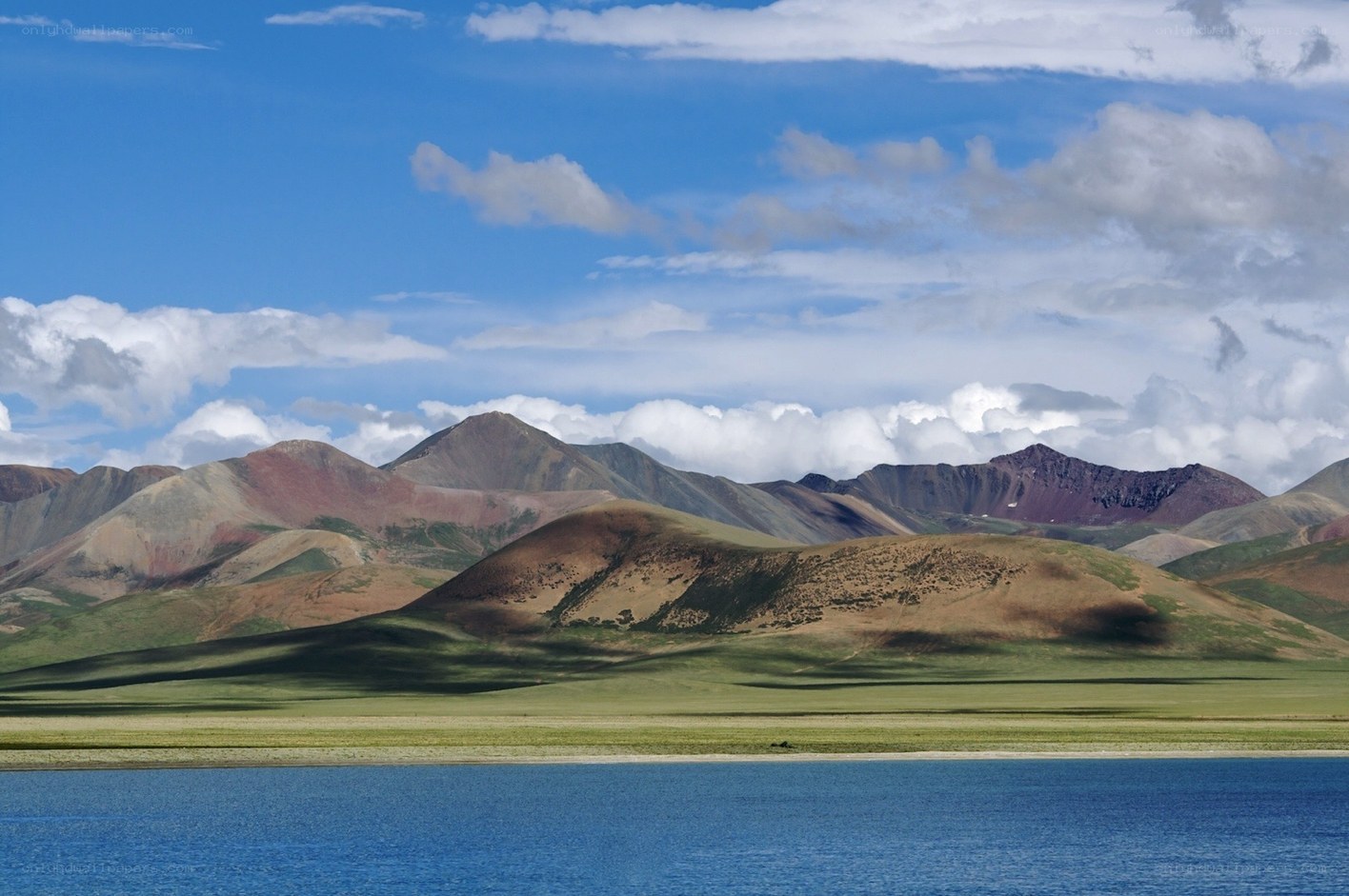 Mountain lake landscape