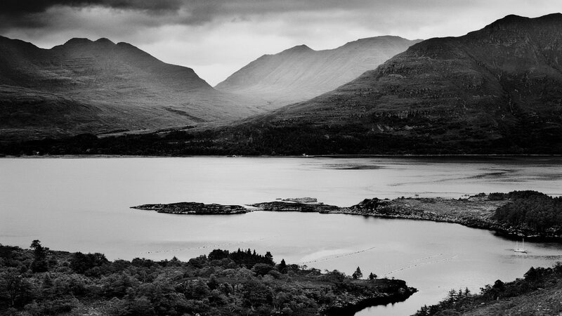 mountain lake landscape