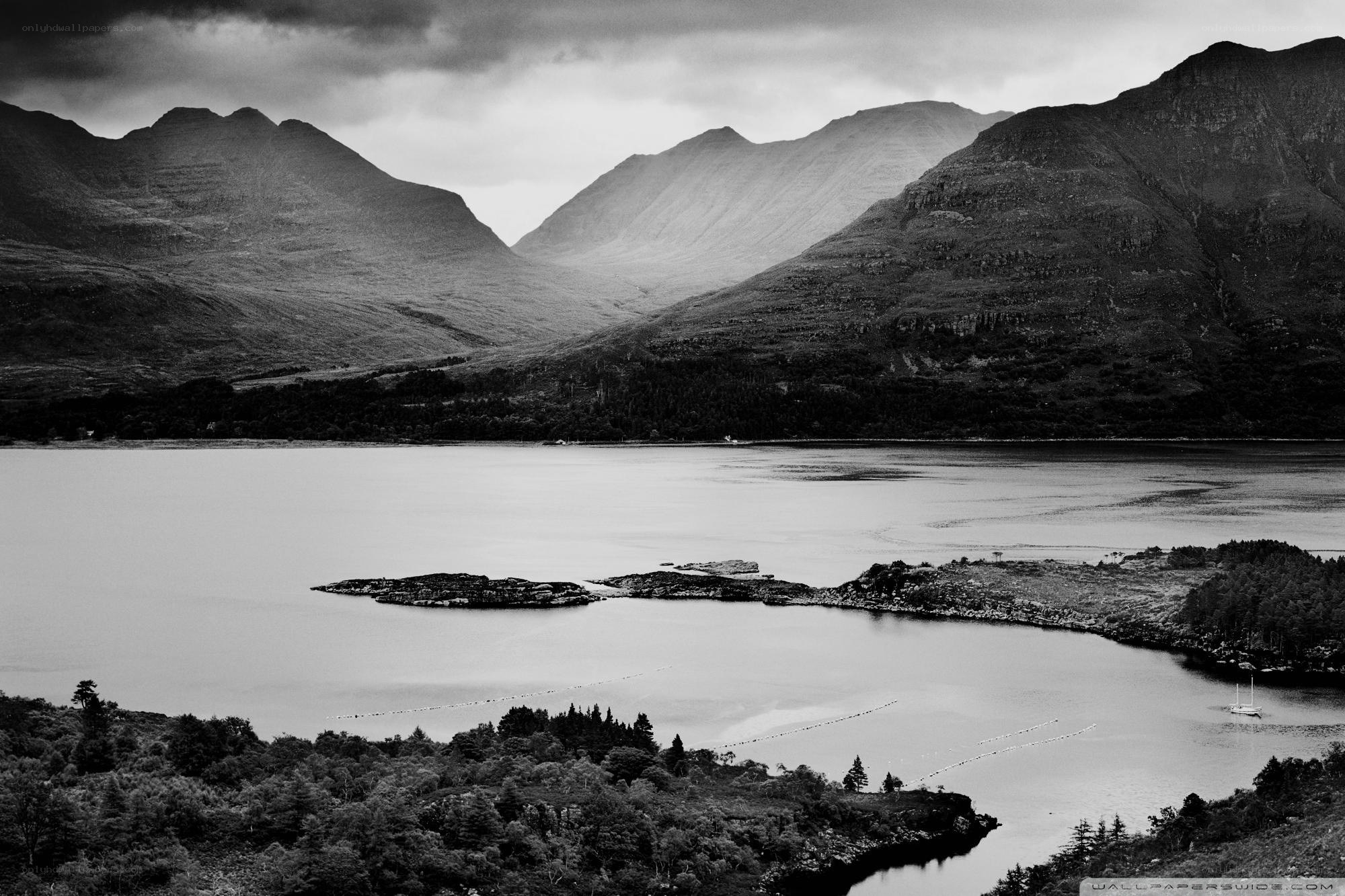 mountain lake landscape