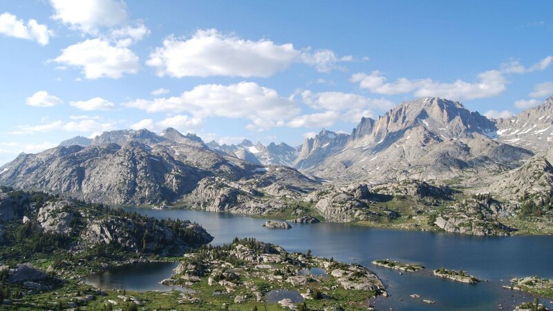 mountain lake landscape