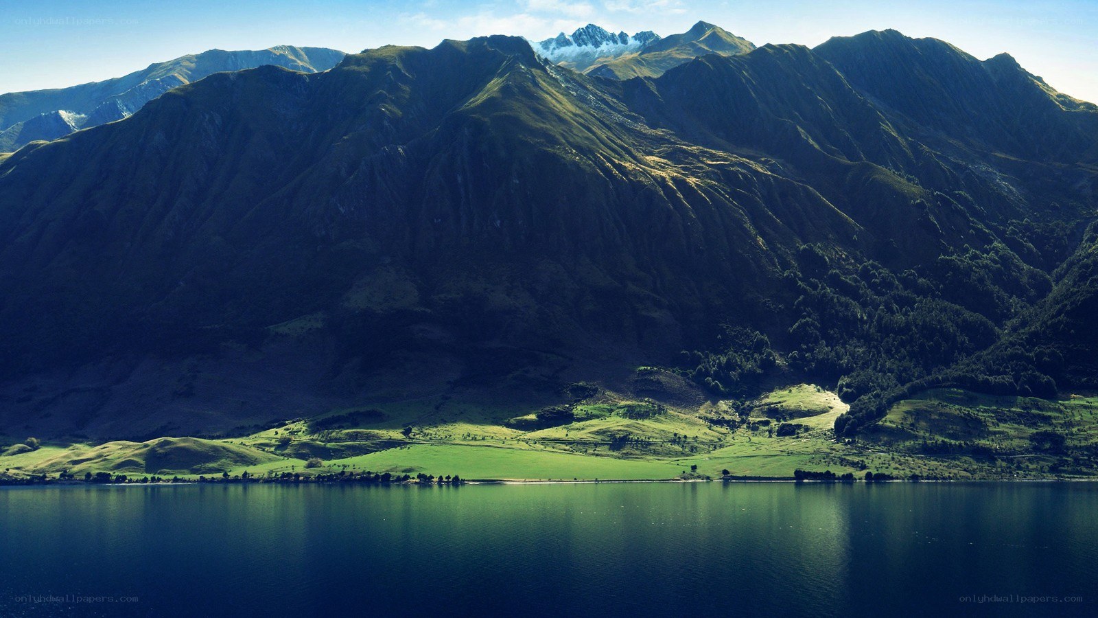 mountain lake landscape