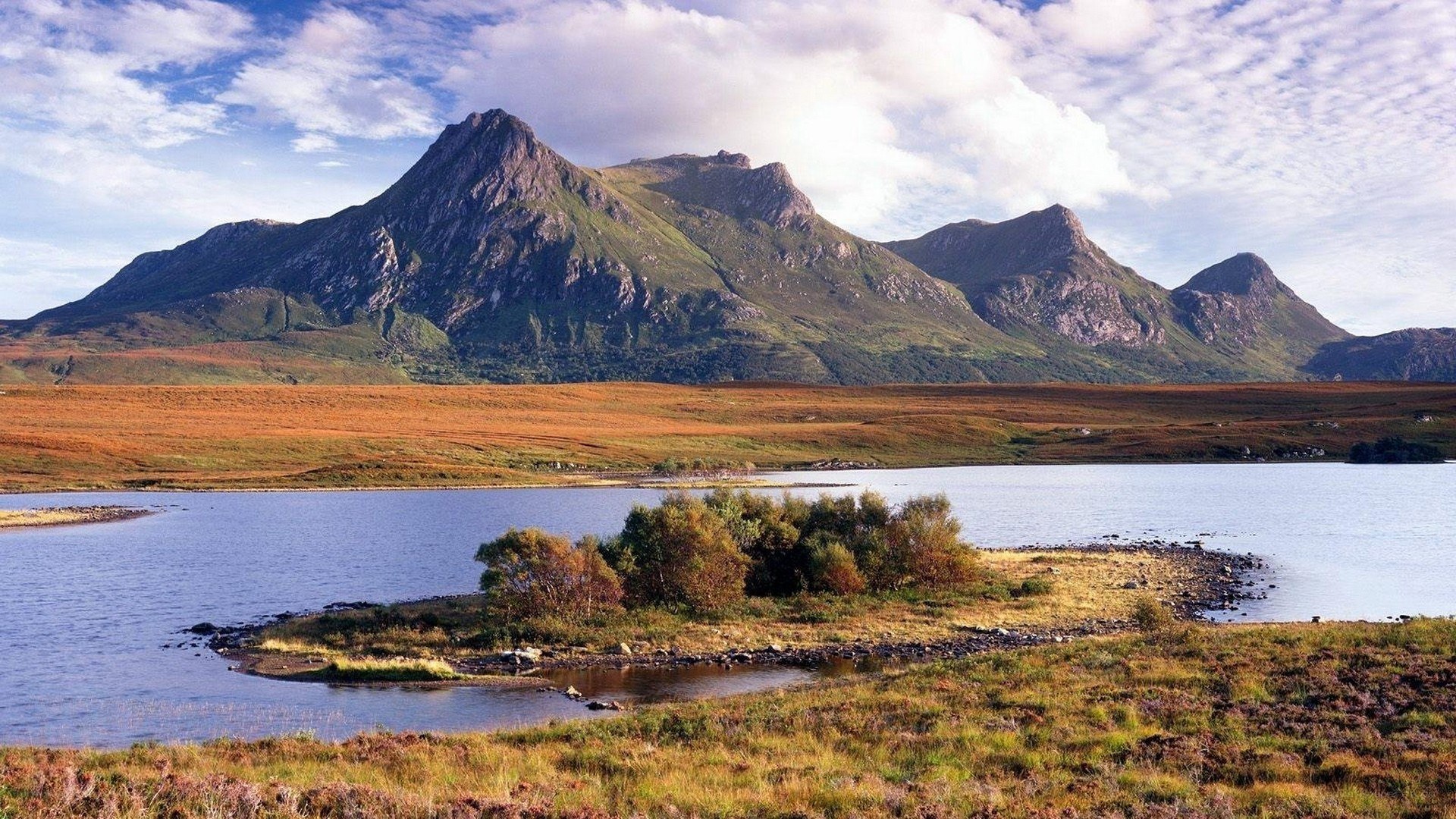 mountain lake landscape