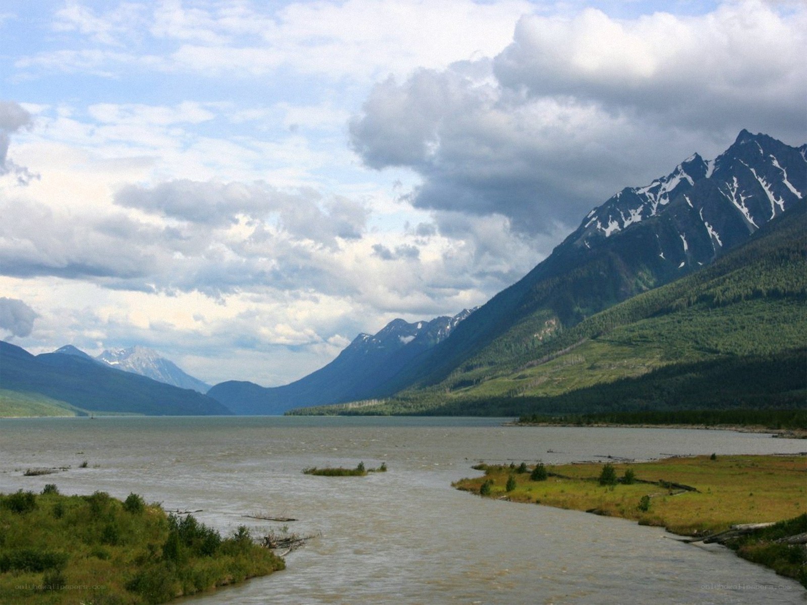 mountain lake landscape