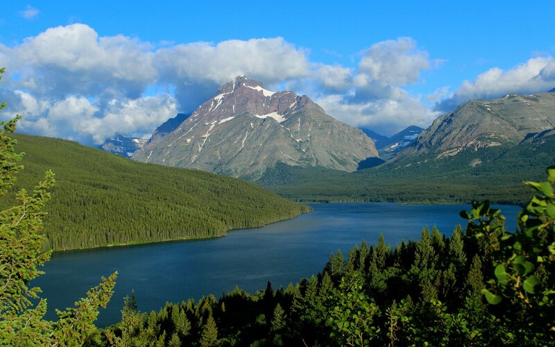 mountain lake landscape