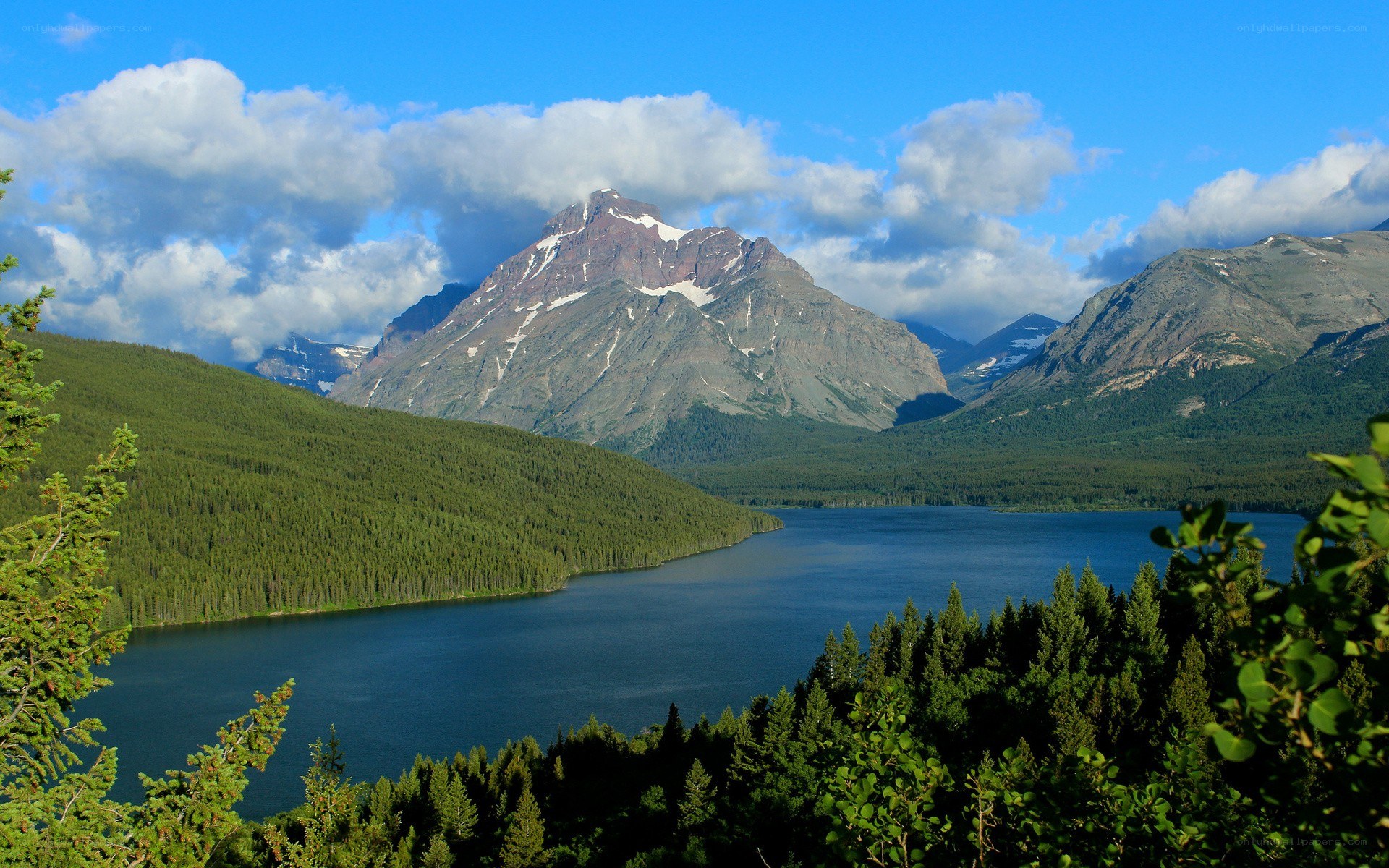 mountain lake landscape