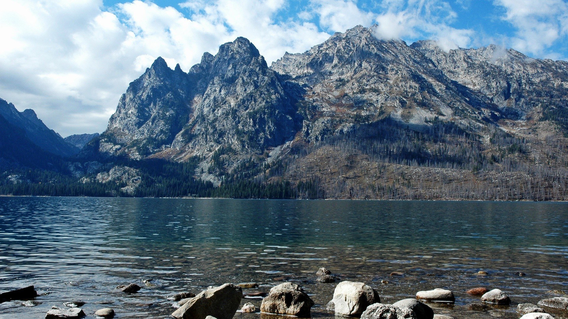 mountain lake landscape