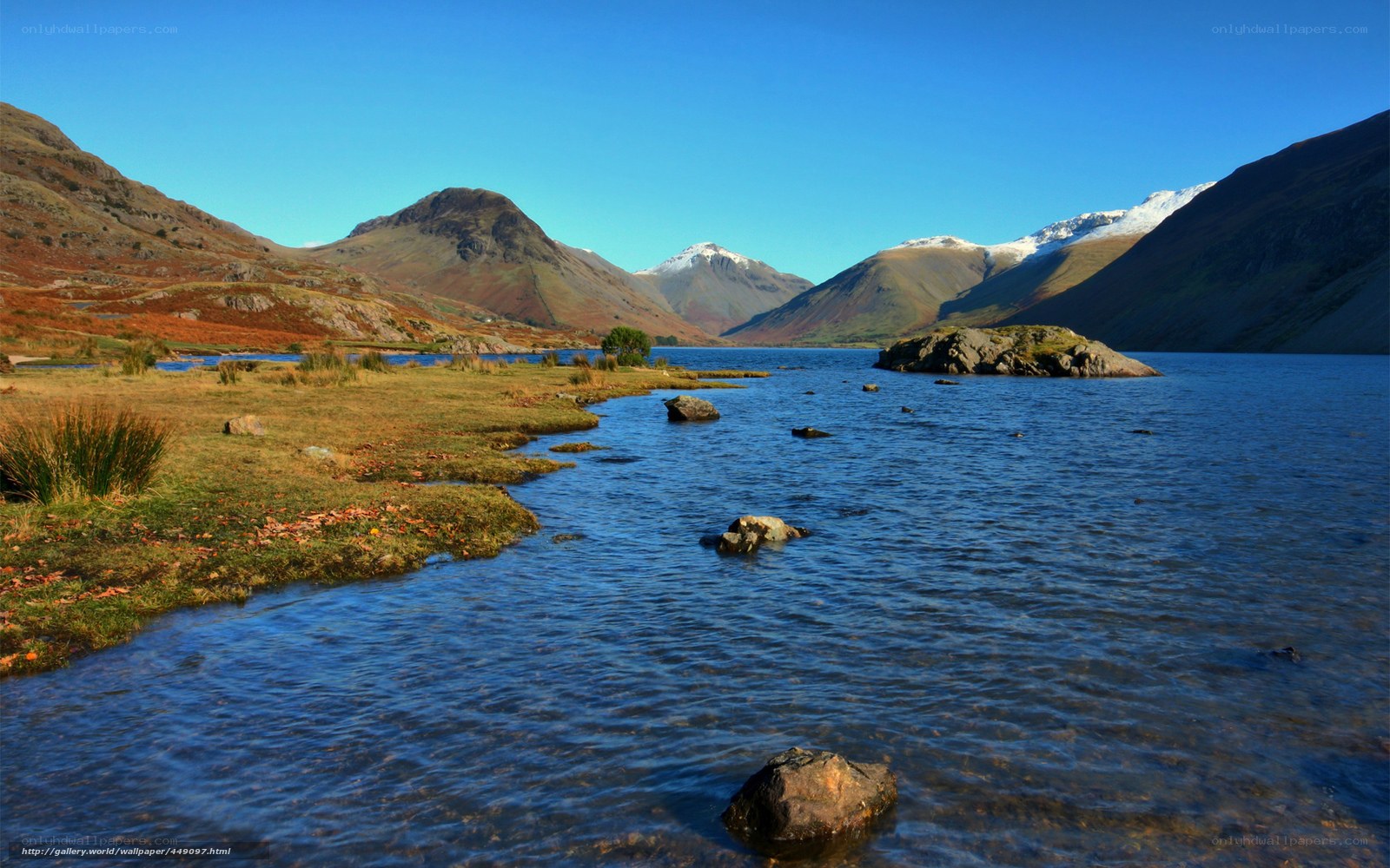 mountain lake landscape