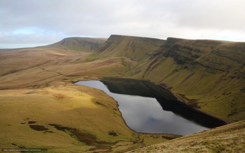 mountain lake landscape